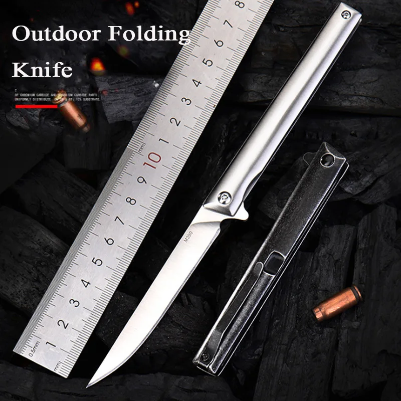 

Cold Steel Pocket Folding Kitchen Knife Mini Camping Fruit Knives Self Defence Cooking Tools EDC