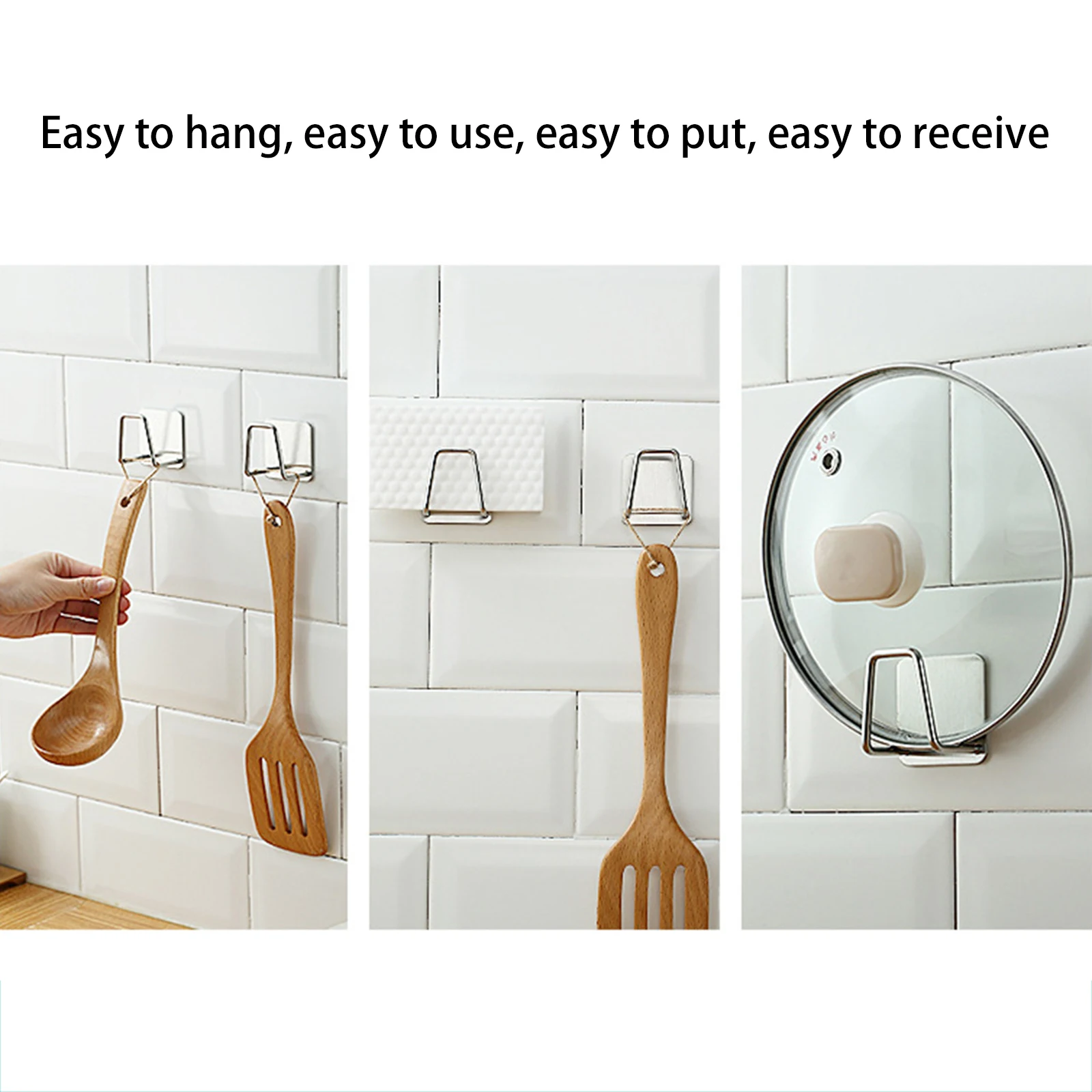 Настенный сливной стеллаж для губки из нержавеющей стали U-образный держатель с