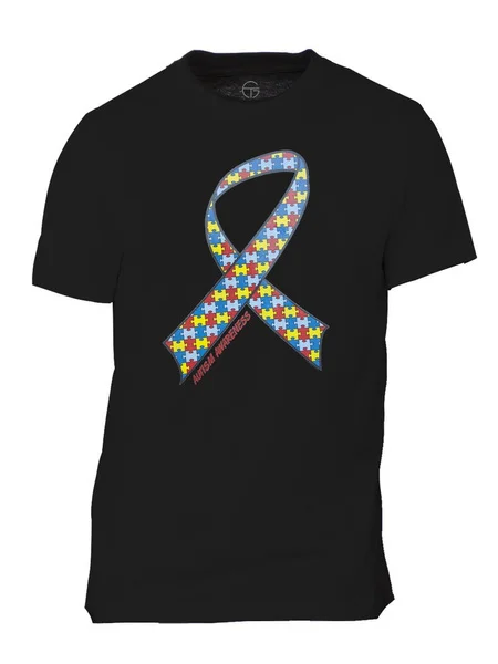 

Autism Awareness Ribbon Mens Short-Sleeve T-Shirt