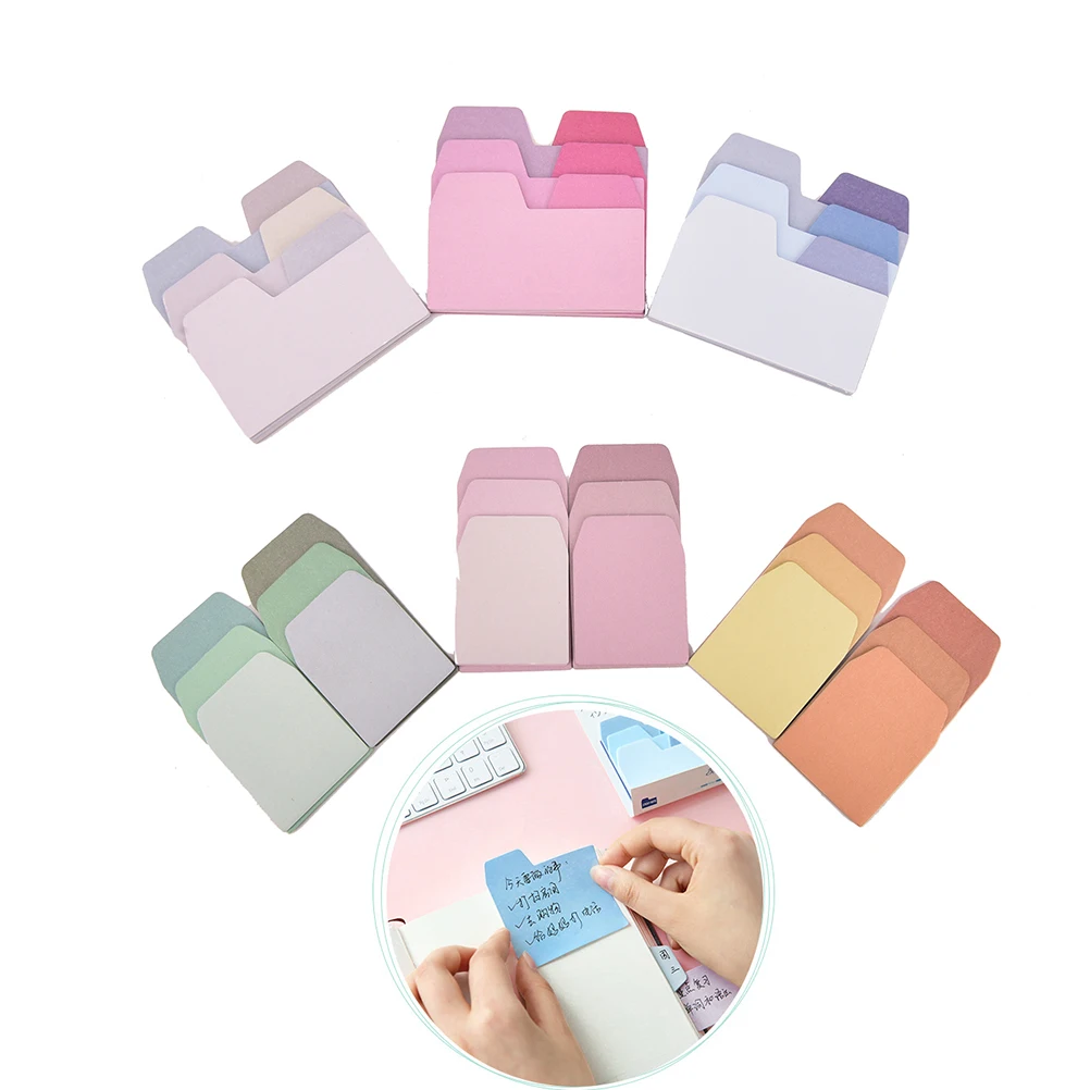 

Kawaii Sticky Notes Cute Colorfull Memo Pads Paper Daliy Scrapbooking Sticker Office School Stationery Bookmark Writing Pad 1pcs