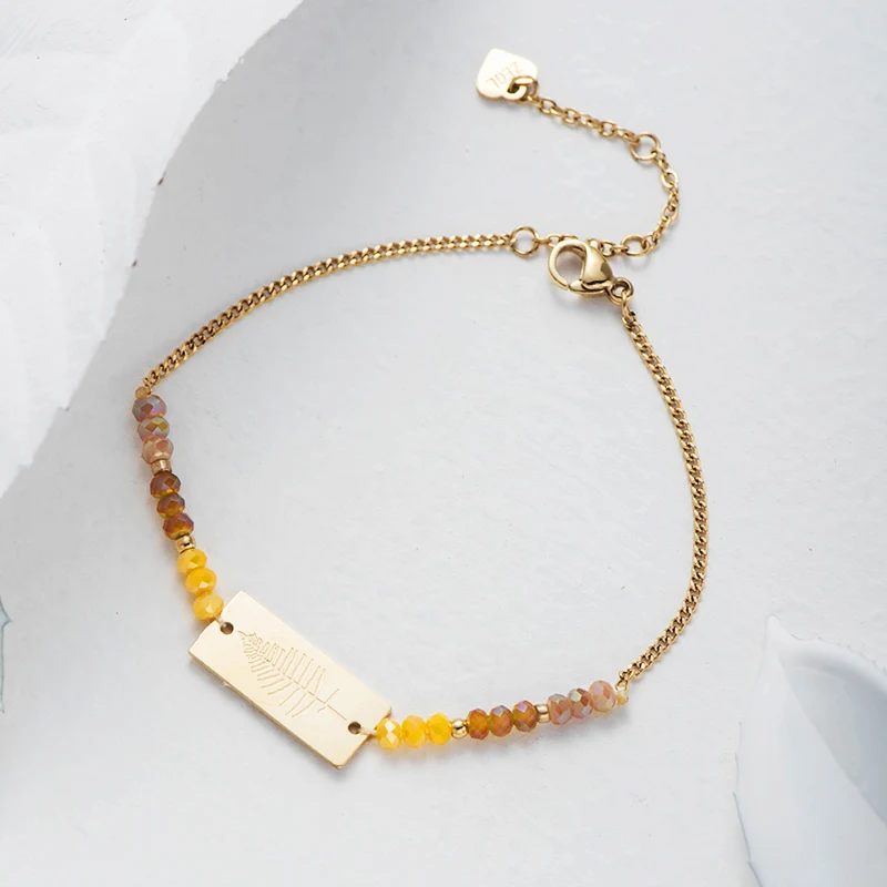 Wild &amp Free новый золотой прямоугольник из нержавеющей стали с геометрическим