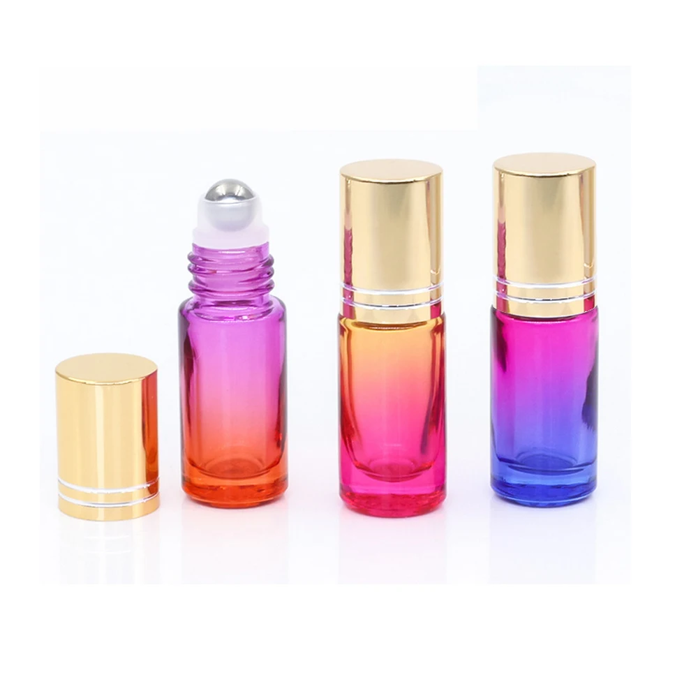 10 мл/косметика парфюмерия диспенсер 5 мл градиент Цвет толстые Стекло надевание крышки сверху эфирное масло