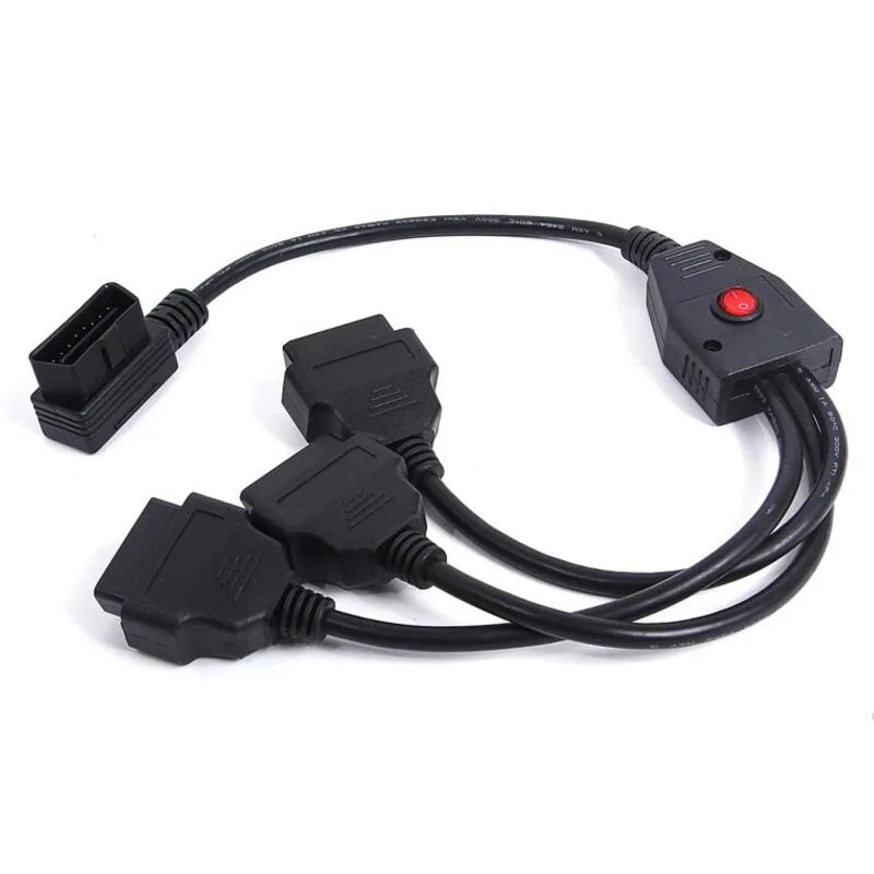 L голова 16 Pin OBD 1 до 3 разветвитель кабеля провода удлинители штекерным тройной