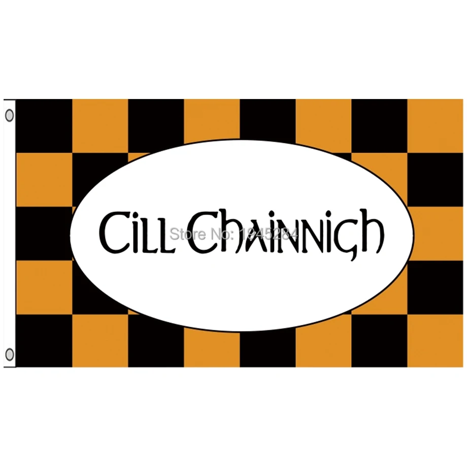 

Ирландский Флаг округа Килкенни, баннер Cill Chainnigh 3x5 футов 90x150 см, полиэфир с индивидуальным принтом