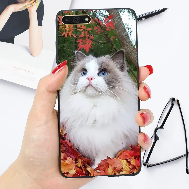 oo10 Яркий чехол huawei Y5 Y5 Y6 Prime Lite Y6 67 чехол Глянцевая задняя крышка для телефона Y5 чехол s - Цвет: oo10