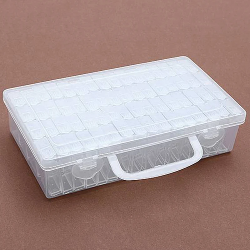 

42 Grids + 64 Grids Diy Craft Accessories Storage and Organizer Independent Diamond Embroidery Box Divider Diamond