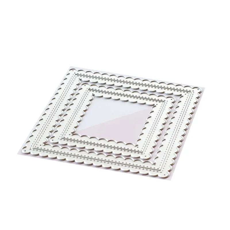 2021 Новый квадратная матрица режет металлический Трафаретный вырубной штамп и