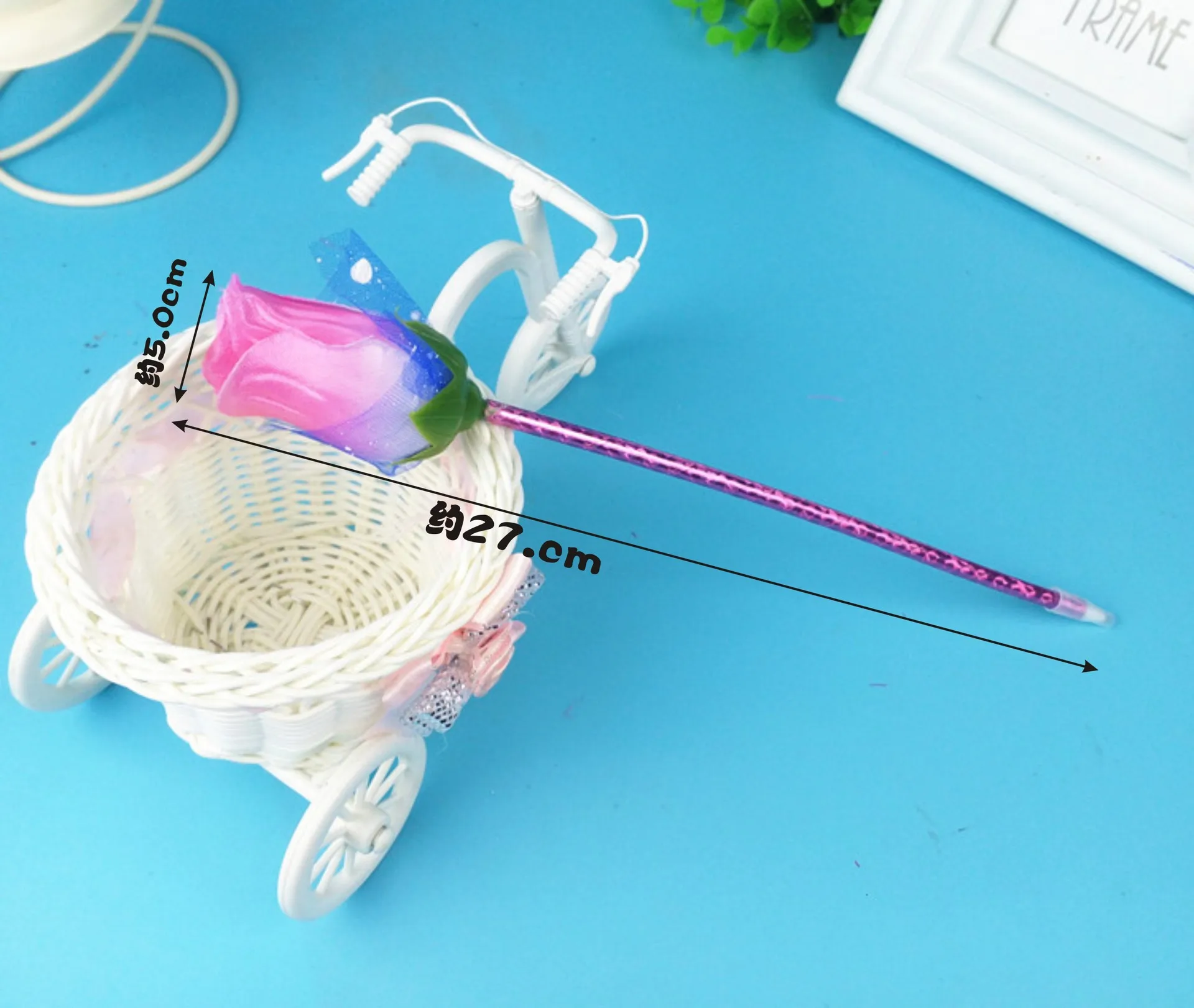 Шариковая ручка В креативном стиле с цветком розы 48 шт./лот подарок для учителей