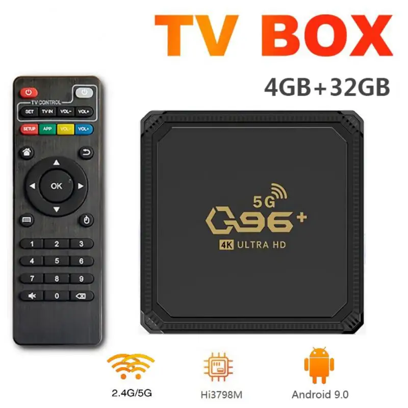 

Transpeed Android 9.0 TV Box For HUAWEI Hisilicon Core 4K Dual Wifi 2.4G&5G 4GB RAM 32G Media player Very Fast Box Top Box