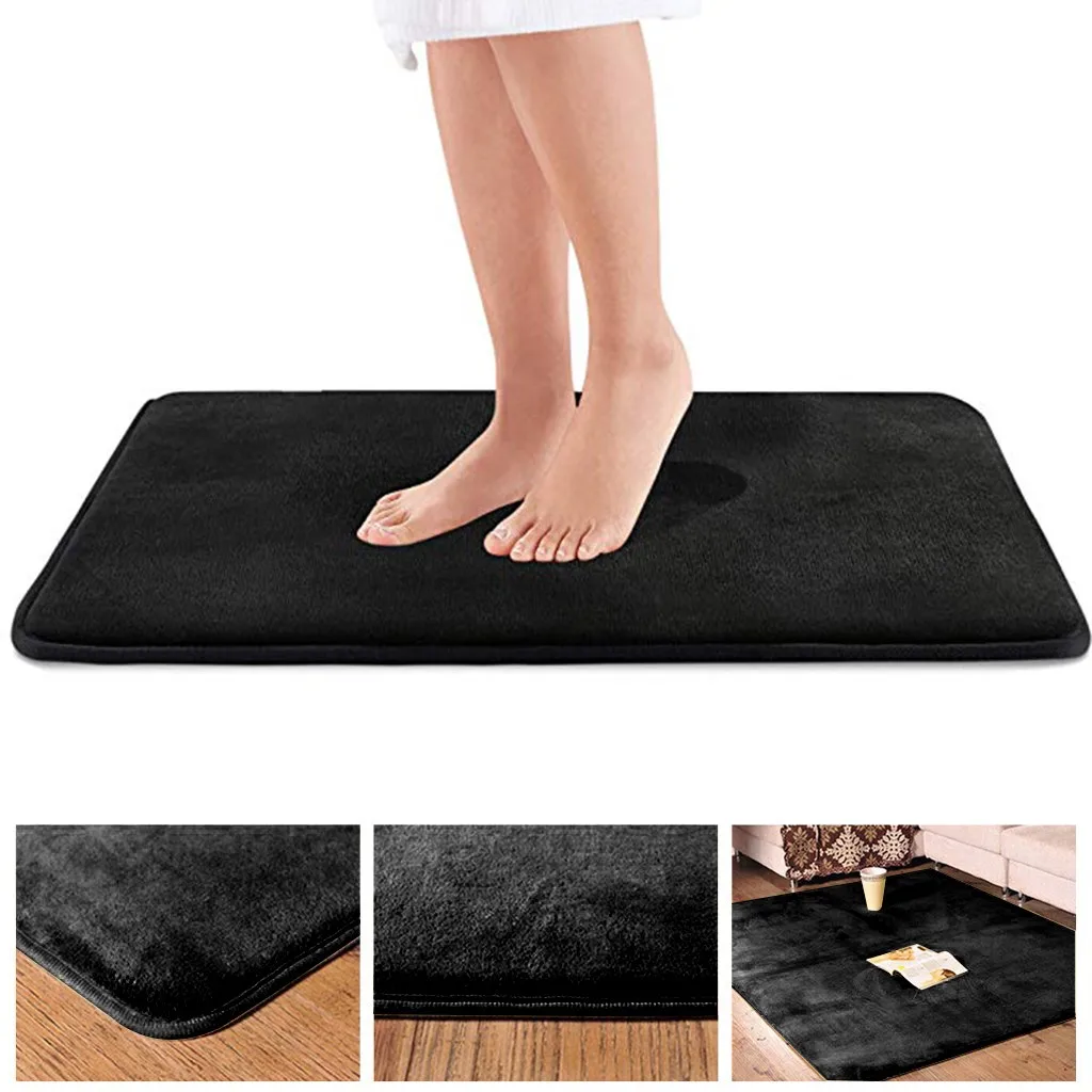 Memory Bath Mat Anti Slip Rug With Strong Carpet Water Absorption Shaggy Bathroom Kitchen Floor Tapis Salle De Bain | Дом и сад