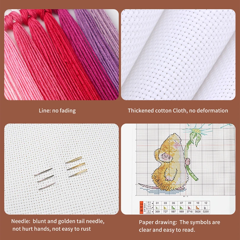 Enjoy Life Series Character Pattern Count Cross Stitch Set 14ct 11ct Needlework Embroidery Kit Home Decoration Painting | Дом и сад
