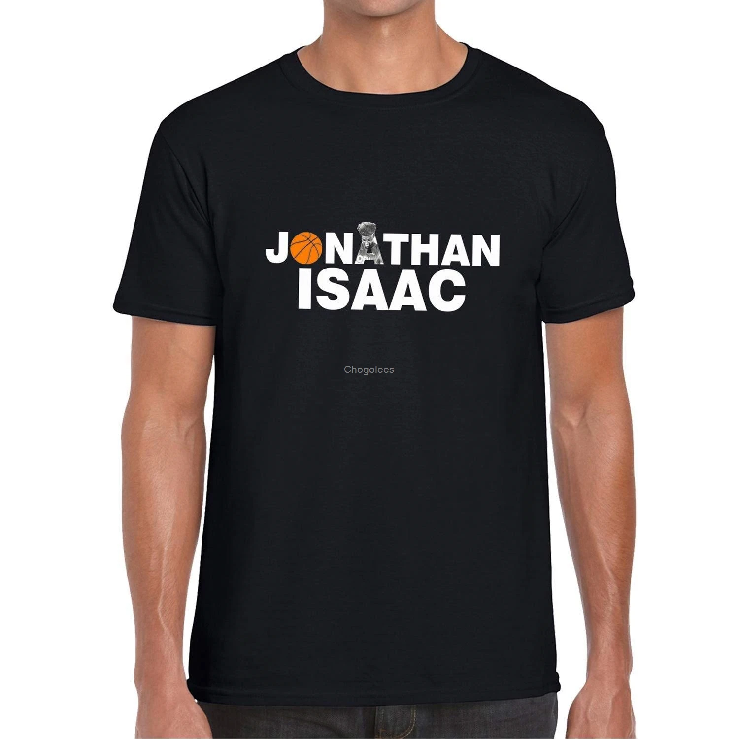 Джонатан Исаак Джей сей футболка новая Лидер продаж Новинка DMN103-Черная |