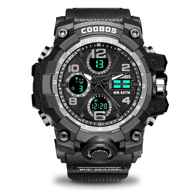 

Children Watches Waterproof Double Show Watch Fashion Multifunctional Outdoor Sport Kids Watch