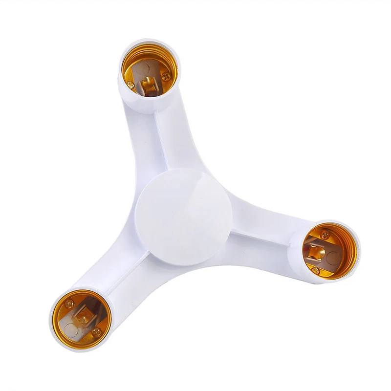 

1 to 3 5 Lamp Holder Converters E27 Base Socket Splitter LED Light Lamp Bulb Adapter Holders TRYC889