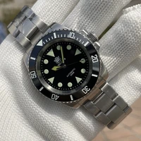 new arrival 2021 green luminous hands black dial steeldive sd1955 41mm steel case 300m waterproof nh35 automatic dive watch
