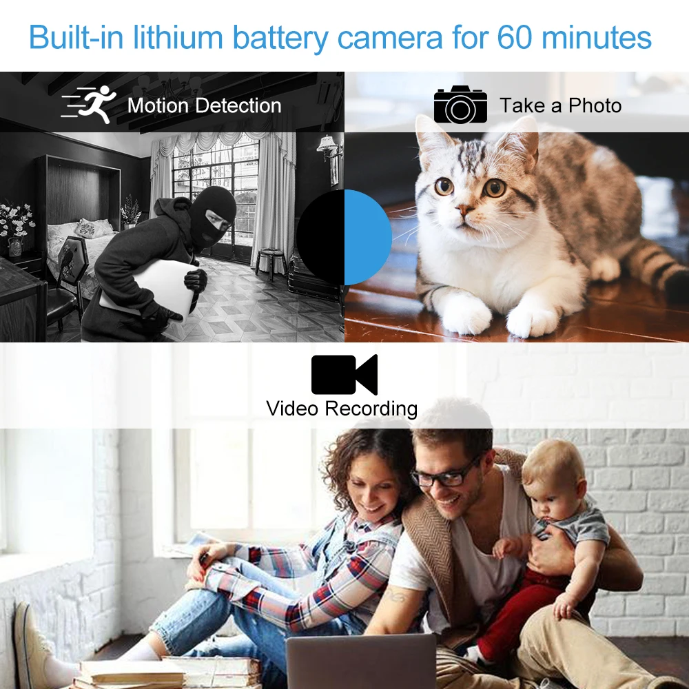 Upgrad версия HD wifi маленькая мини камера 1080P видео датчик ночного видения