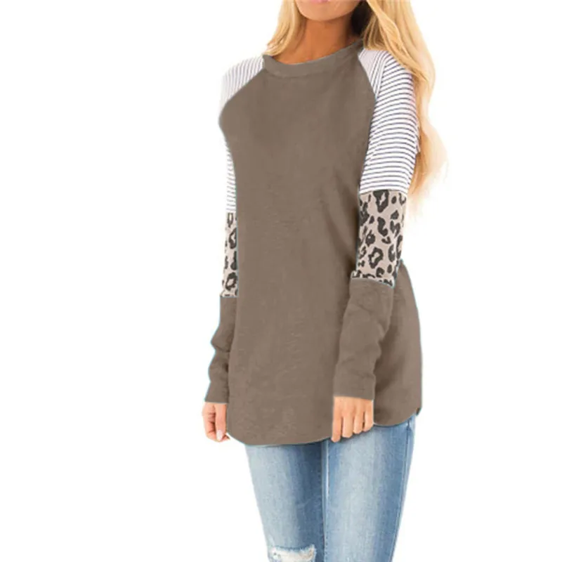 Женская футболка с длинным рукавом женские топы весенне-осенняя женская