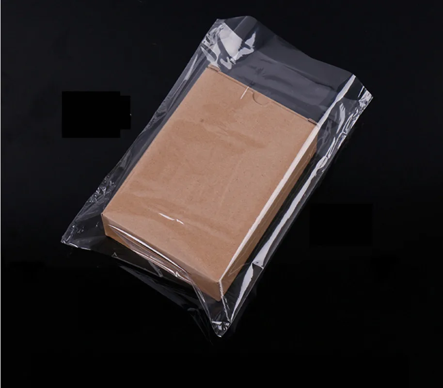 

100pcs POF 20*50cm Clear Transparent Shrink Wrap Package Heat Seal Bag POF Gift packing plastic bags for comestic bottles boxes