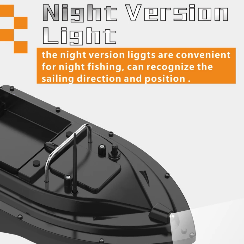 

Newest Big Hopper Remote Control GPS Fishing Bait Boat Two Motors 2kg Undertaking weight