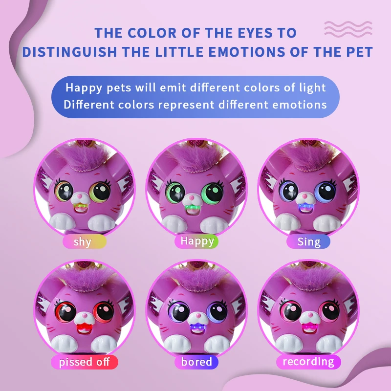 

Hot Funny Kids Toys electronic Pet Intelligent Cat Hand Band Bracelet Interactive Dialogue Children Educational Toys Gift