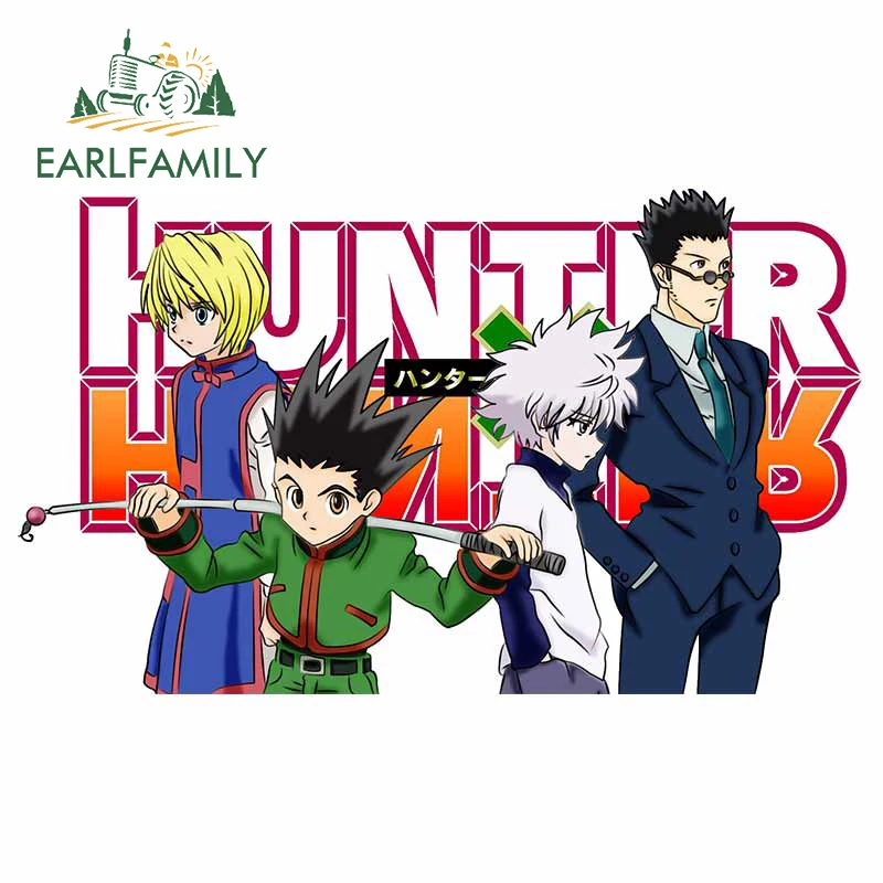 

EARLFAMILY 13 см x 7,6 см для Hunter X Hunter изящная наклейка Стайлинг автомобиля стикеры холодильник водостойкая искусственная кожа