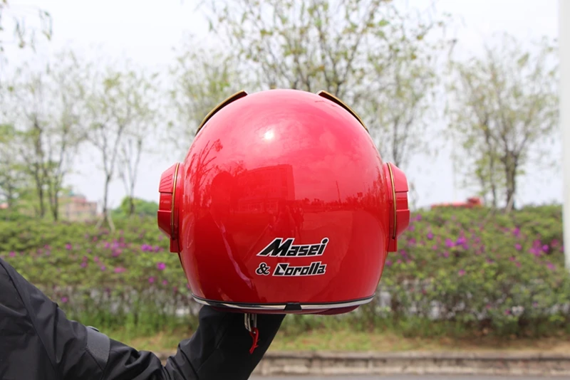 MASEI 610 хромирование с гальваническим покрытием золотого и красного цвета принтом