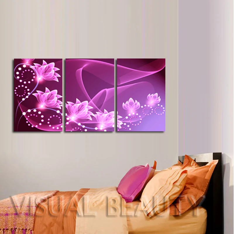 

Modern Style Wall Art Canvas Painting Home Decor Floral Paintings Beautiful Flower Poster Wall Picture Living Room Decoration