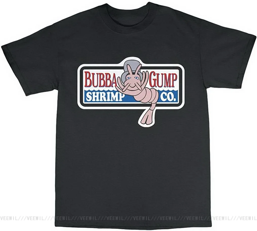 Футболка Bubba Gump с изображением креветки Forrest мужская и женская футболка полностью