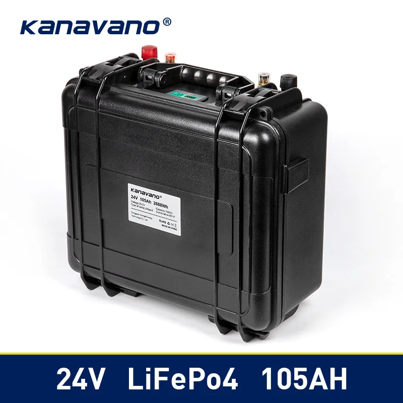 24V многократного цикла глубокого заряда разряда LiFePO4 29 2 V 100Ah Батарея пакет из