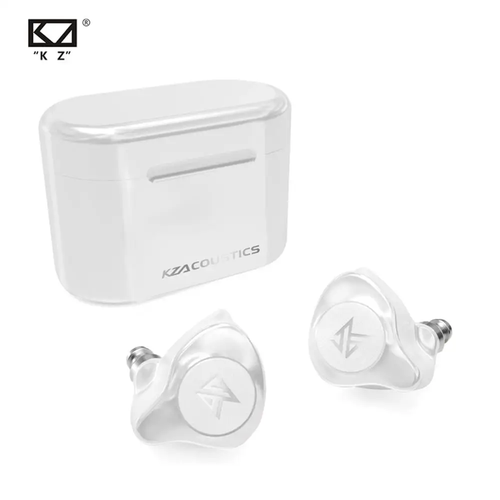 

KZ S2 True Wireless TWS Earphones Bluetooth-compatible Hybrid 1DD+1BA Game Earbuds Touch Control Noise Cancelling Sport Headset
