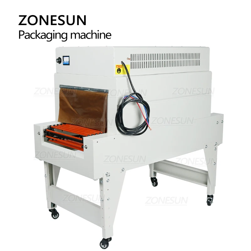 ZONESUN Heat Shrink Film Wrapping Machine Packaging Cosmetics Book Food CD Cookie Card Packing | Бытовая техника