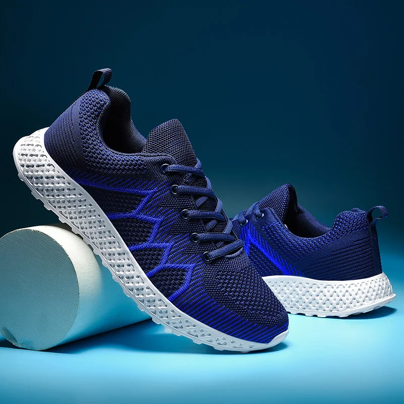 Мужские кроссовки для бега уличные дышащие с лезвием мужские Нескользящие