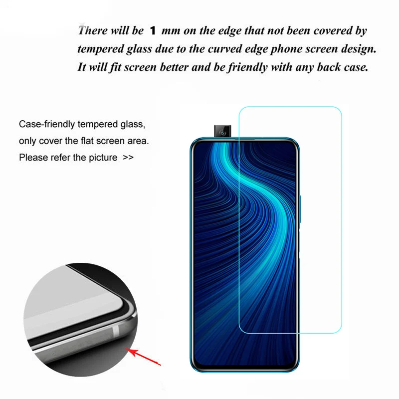 Protector de pantalla de vidrio templado para m&oacute;vil, pel&iacute;cula antiara&ntilde;azos para Huawei Honor X10, Honor X10 5G, 2 uds.-2
