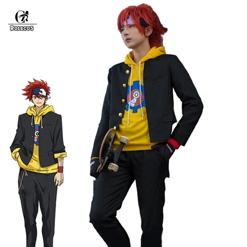 

ROLECOS SK8 the Infinity Reki Kyan Cosplay Costume SK8 Cosplay Anime Men Halloween Cosplay Costume Full Set