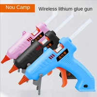 hot melt glue gun 5 12w lithium battery 6hour 3 colors mini guns thermo electric heat temperature tool diy tools for home