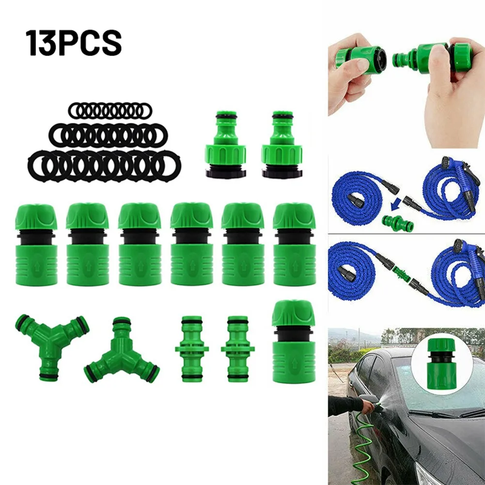 

1/2\" Quick Couplings Hose Tap Connector ABS For Pipe Garden Irrigation Accessories