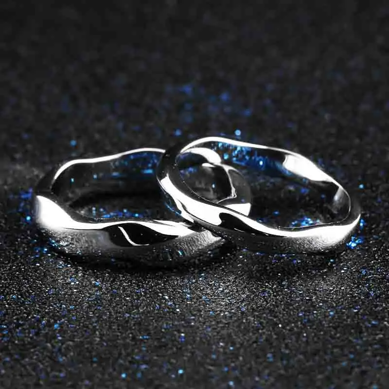 Байер 316L Нержавеющая Сталь Витой неправильная форма подходит для мужчин и женщин