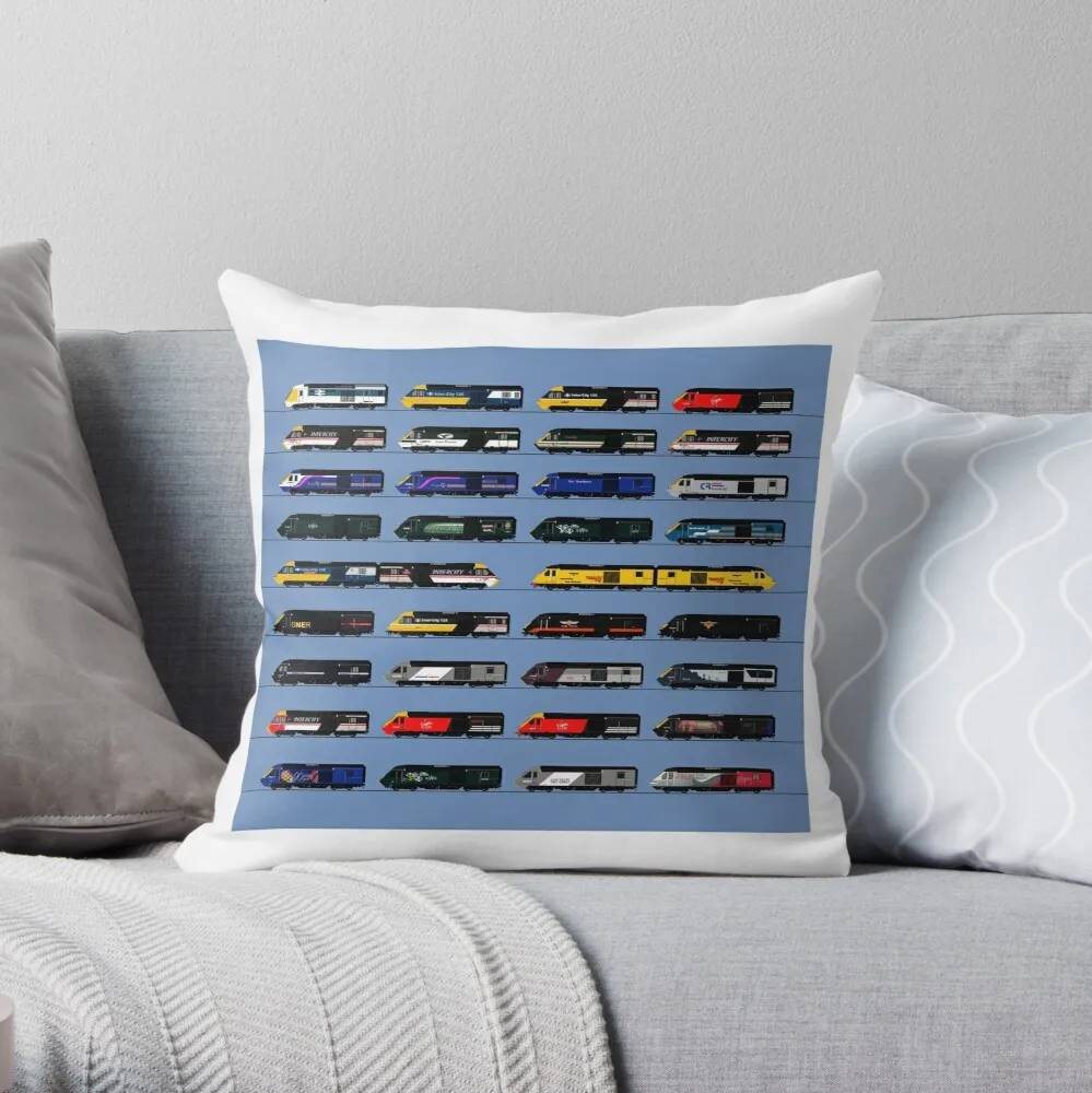 

HST CLASS 43 POWERCARS Throw Pillow Pillowcase Cushion Cover Home Decorative Sofa Pillow Cover Cushion Cover 40x40cm 45x45cm