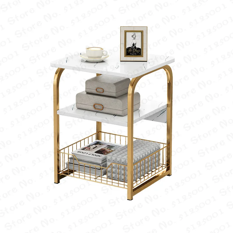 

Чай столик стол для офисный Кофейный Столик деревянная квадратная Мрамор подставка для журналов небольшой стол передвижной Спальня Гостин...