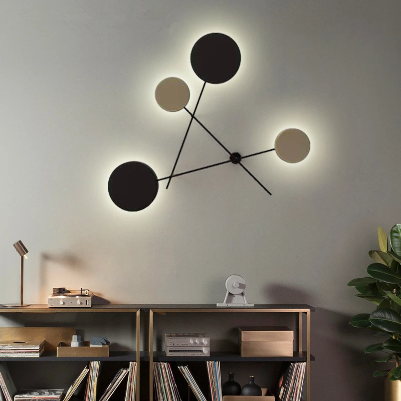 Настенный светильник в скандинавском стиле для коридора гостиницы светодиодная