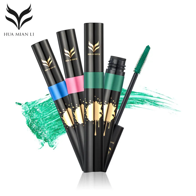 Красочная Водостойкая тушь для ресниц против пота инструменты макияжа удлинение