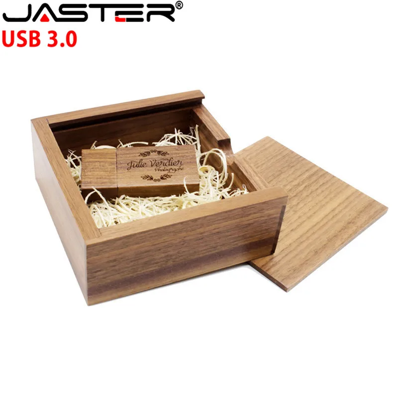 Фотоальбом JASTER USB 3 0 ореховая Кленовая древесина usb + коробка флэш-накопитель 4 ГБ 8