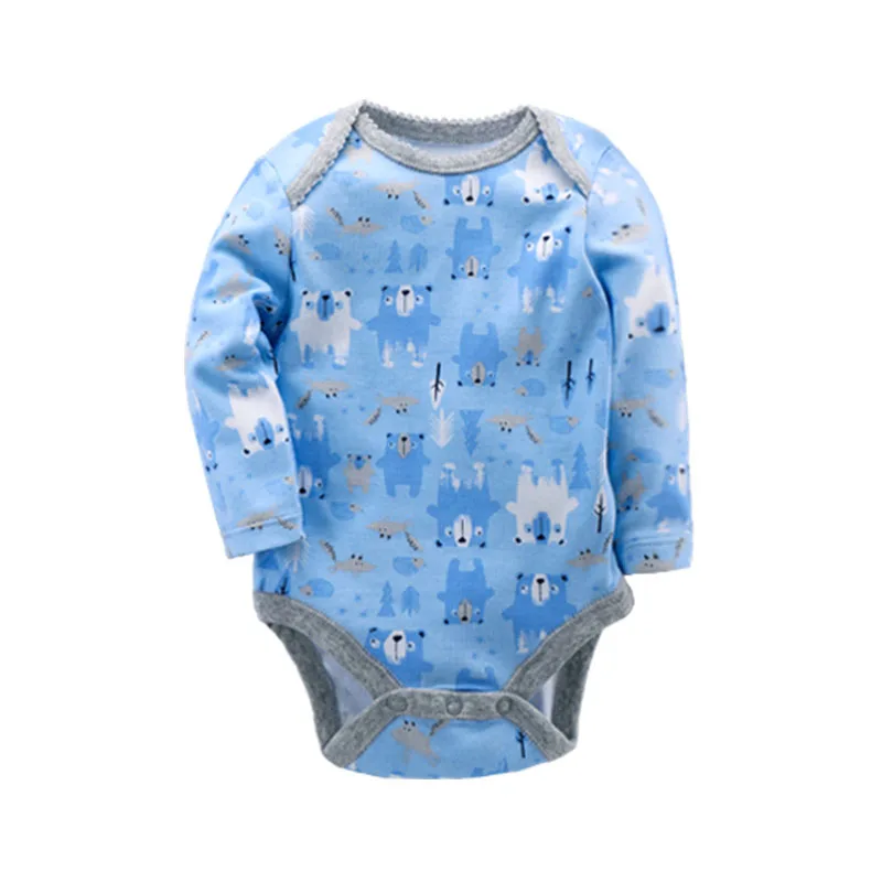 Комбинезон детский хлопковый с длинным рукавом на возраст 0-18 месяцев 2021 | Мать и