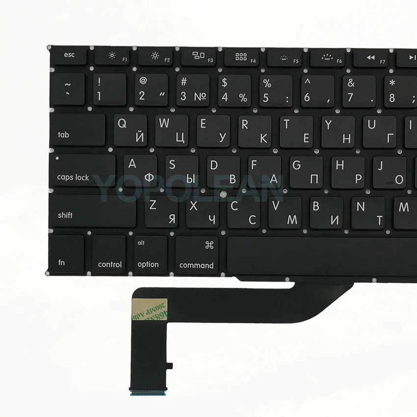 Клавиатура A1398 с русской раскладкой для MacBook Pro Retina 15 дюймов 2012 2015 лет 5