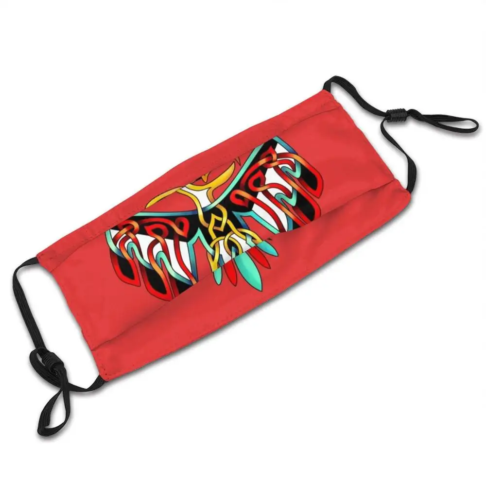 Удивительный дизайн Thunderbird самодельная маска для лица взрослых и детей Thun Rd Bird