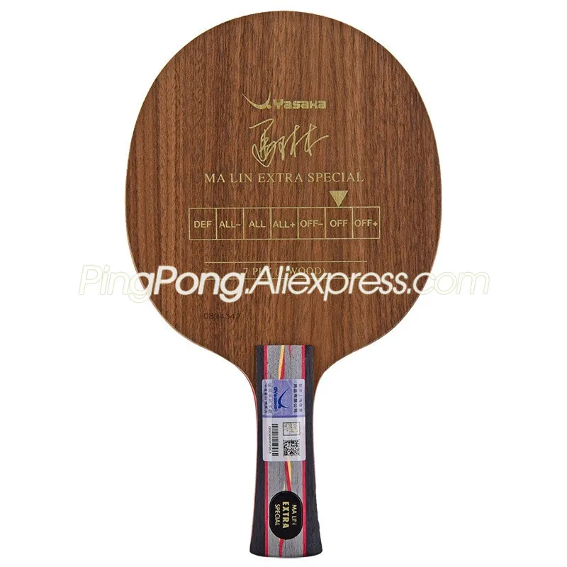 Специальное лезвие для настольного тенниса YASAKA MA LIN 7 ply Wood OFF оригинальная ракетка