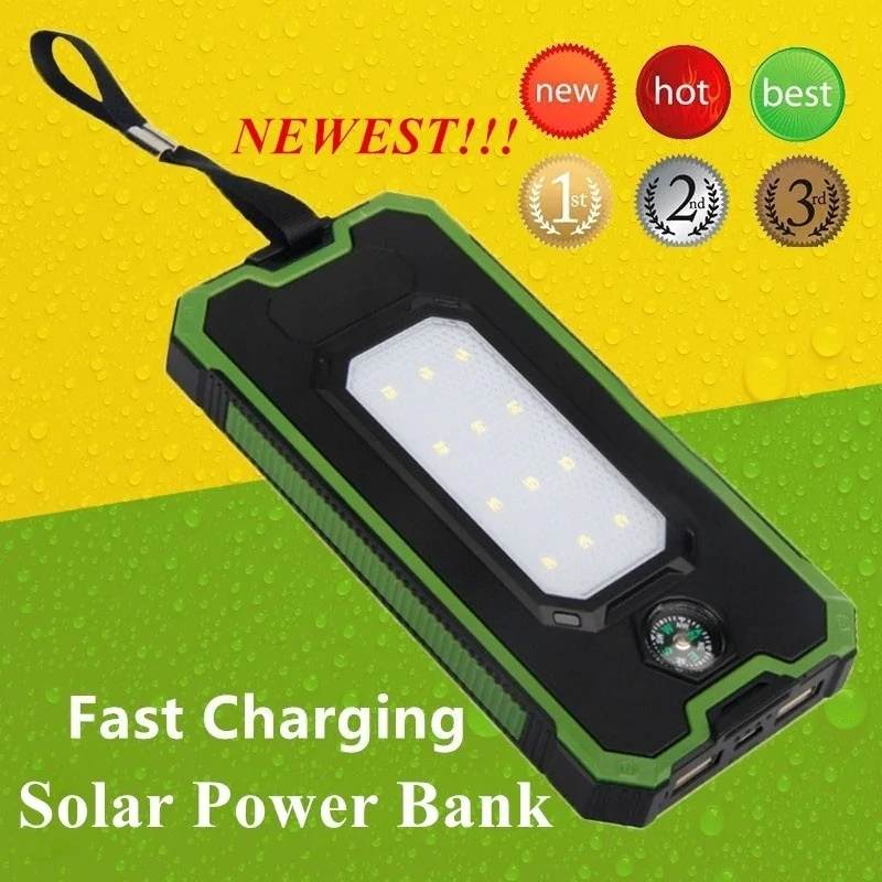 Внешний аккумулятор Solor на 30000 мАч водонепроницаемый|Внешние аккумуляторы| |