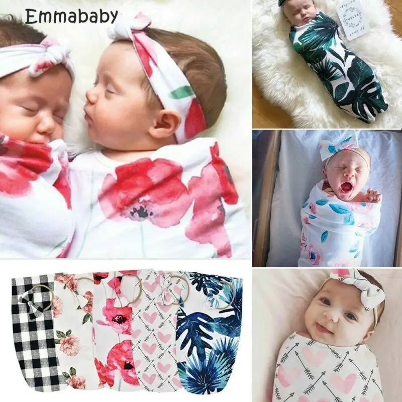 Милые Мультяшные пеленки для новорожденных младенцев Пеленальное Одеяло