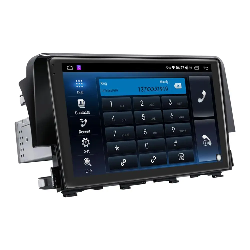 Автомагнитола 9 дюймов Android 10 мультимедиа для Honda Civic 2016 2017 2018 2019 поддержка Carplay OEM
