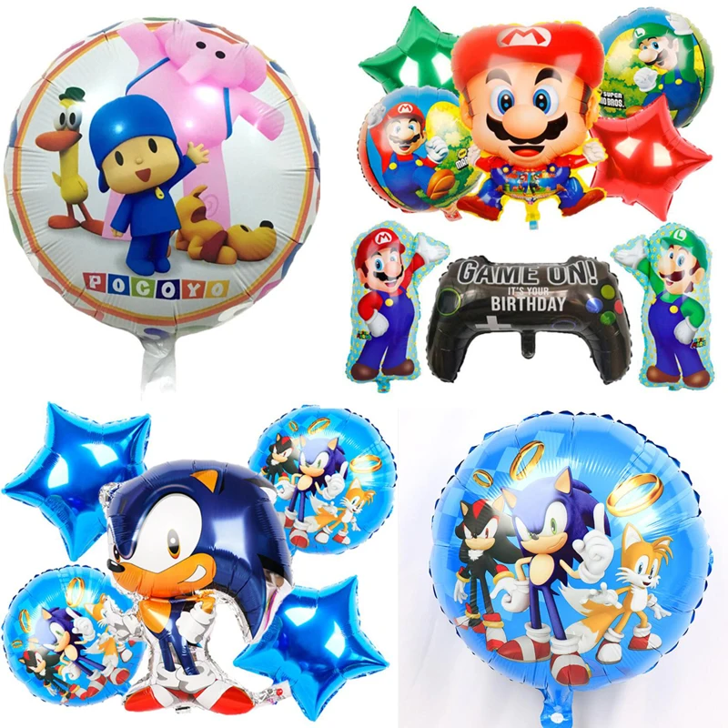 Мультяшная фигурка Pocoyo Elly слон звуковая игрушка ежик Марио детские игрушки |